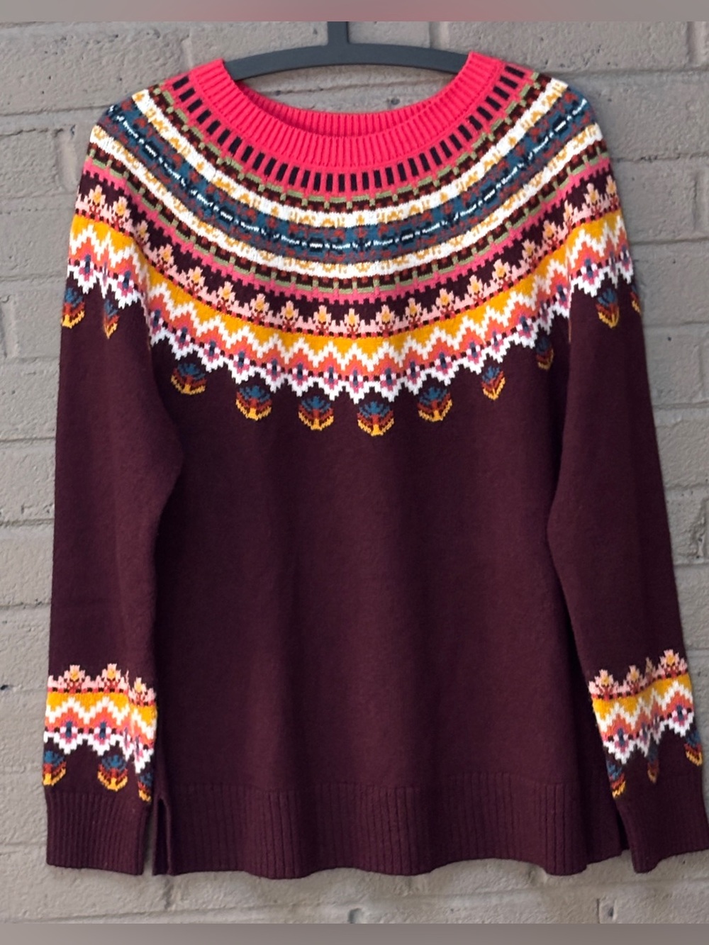 Talbots  Fair Isle Pattern sweater M